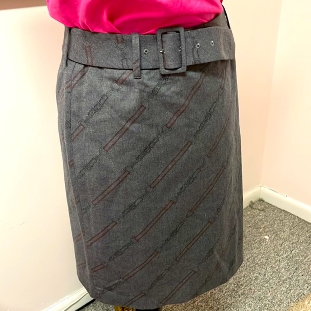 J.McLaughlin Skirt very cool design on skirt w belt